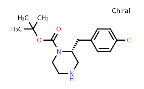 CAS 276861-49-5 | (R)-2-(4-Chloro-benzyl)-piperazine-1-carboxylic acid tert-butyl ester