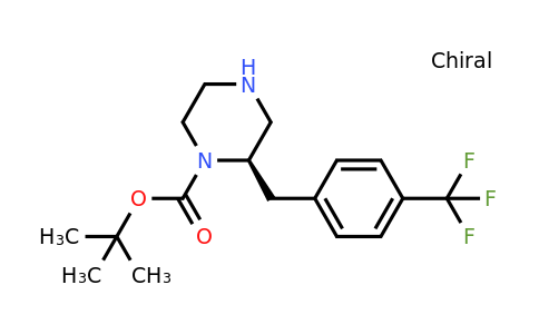 CAS 276862-46-5 | (R)-2-(4-Trifluoromethyl-benzyl)-piperazine-1-carboxylic acid tert-butyl ester