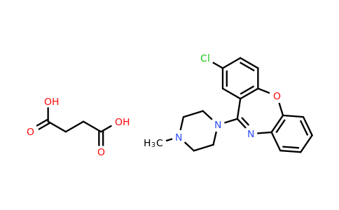 CAS 27833-64-3 | 2-Chloro-11-(4-methylpiperazin-1-yl)dibenzo[b,f][1,4]oxazepine succinate