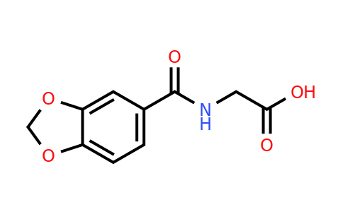 CAS 27855-25-0 | 2-[(1,3-dioxaindan-5-yl)formamido]acetic acid