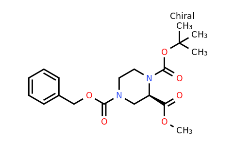 CAS 278790-00-4 | (R)-4-Benzyl 1-tert-butyl 2-methyl piperazine-1,2,4-tricarboxylate