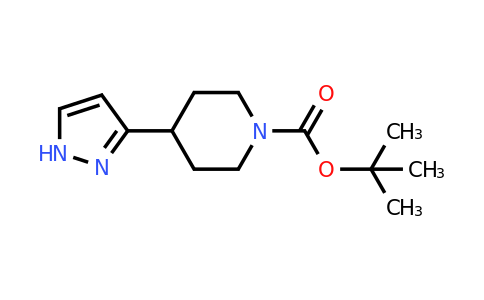 CAS 278798-07-5 | 1-Piperidinecarboxylic acid, 4-(1H-pyrazol-3-YL)-, 1,1-dimethylethyl ester