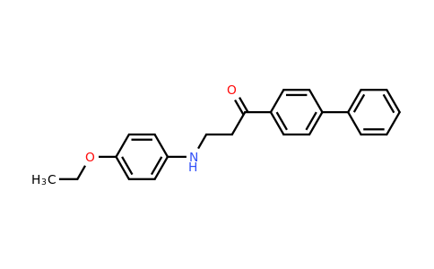 CAS 279672-29-6 | 1-([1,1'-Biphenyl]-4-yl)-3-((4-ethoxyphenyl)amino)propan-1-one