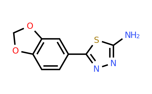 CAS 28004-60-6 | 5-(Benzo[d][1,3]dioxol-5-yl)-1,3,4-thiadiazol-2-amine