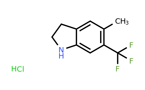 CAS 280121-24-6 | 5-Methyl-6-(trifluoromethyl)indoline hydrochloride