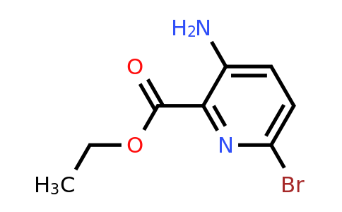 CAS 28033-08-1 | 3-Amino-6-bromopyridine-2-carboxylic acid ethyl ester