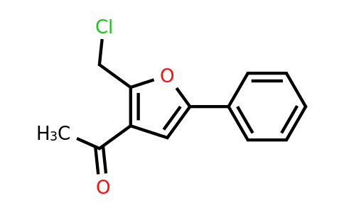 CAS 281198-93-4 | 1-(2-(Chloromethyl)-5-phenylfuran-3-YL)ethanone