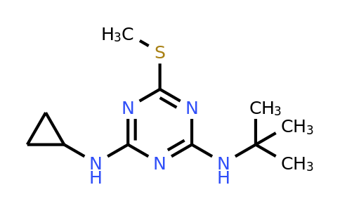 CAS 28159-98-0 | N2-(tert-Butyl)-N4-cyclopropyl-6-(methylthio)-1,3,5-triazine-2,4-diamine