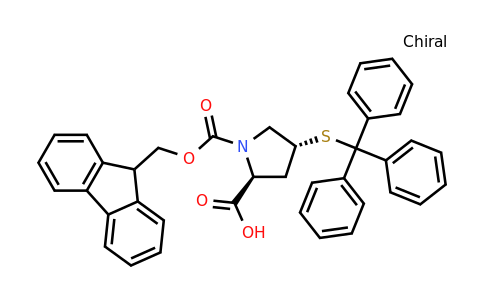 CAS 281655-34-3 | (2S,4R)-1-(((9H-Fluoren-9-yl)methoxy)carbonyl)-4-(tritylthio)pyrrolidine-2-carboxylic acid