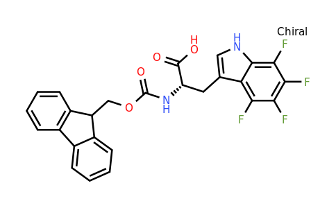 CAS 281655-59-2 | (2S)-2-(9H-fluoren-9-ylmethoxycarbonylamino)-3-(4,5,6,7-tetrafluoro-1H-indol-3-yl)propanoic acid