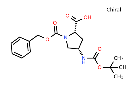 CAS 281666-44-2 | (2S,4S)-1-(Benzyloxycarbonyl)-4-(tert-butoxycarbonylamino)pyrrolidine-2-carboxylic acid