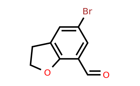 CAS 281678-73-7 | 5-bromo-2,3-dihydro-1-benzofuran-7-carbaldehyde