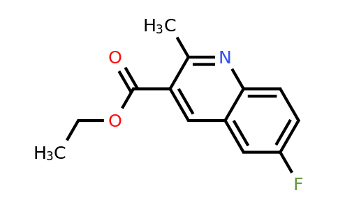 CAS 282540-26-5 | 6-Fluoro-2-methylquinoline-3-carboxylic acid ethyl ester