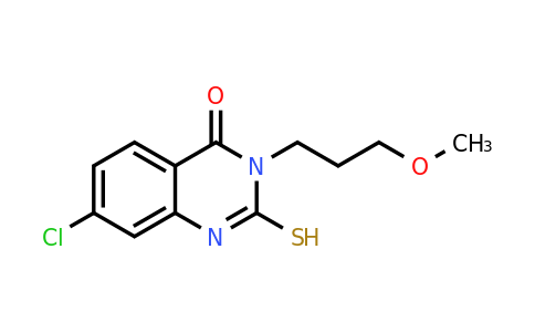 CAS 282729-79-7 | 7-chloro-3-(3-methoxypropyl)-2-sulfanyl-3,4-dihydroquinazolin-4-one