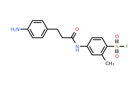 CAS 28321-29-1 | 4-(3-(4-Aminophenyl)propanamido)-2-methylbenzene-1-sulfonyl fluoride