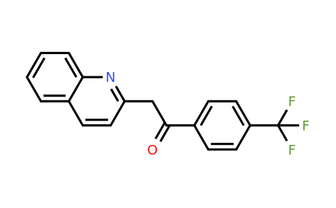CAS 283597-72-8 | 2-(Quinolin-2-yl)-1-(4-(trifluoromethyl)phenyl)ethanone