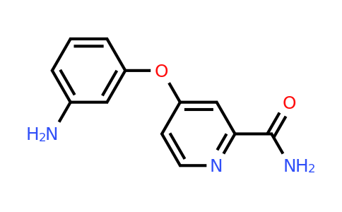 CAS 284462-79-9 | 4-(3-Aminophenoxy)picolinamide
