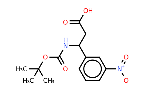 CAS 284492-22-4 | 3-N-BOC-3-(3-Nitrophenyl)propionic acid