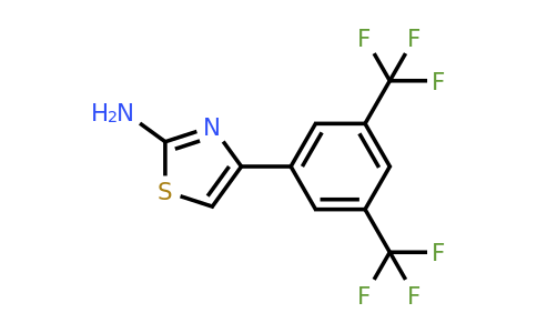 CAS 284665-40-3 | 4-(3,5-Bis(trifluoromethyl)phenyl)thiazol-2-amine