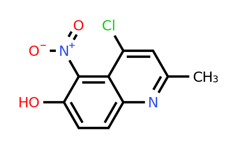 CAS 28613-36-7 | 4-Chloro-2-methyl-5-nitroquinolin-6-ol