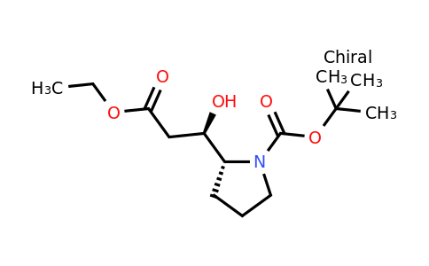 CAS 287107-88-4 | (R)-tert-Butyl 2-((R)-3-ethoxy-1-hydroxy-3-oxopropyl)pyrrolidine-1-carboxylate