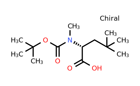 CAS 287210-83-7 | (2R)-2-[tert-butoxycarbonyl(methyl)amino]-4,4-dimethyl-pentanoic acid