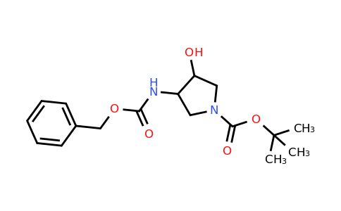 CAS 288083-65-8 | tert-butyl 3-(benzyloxycarbonylamino)-4-hydroxy-pyrrolidine-1-carboxylate