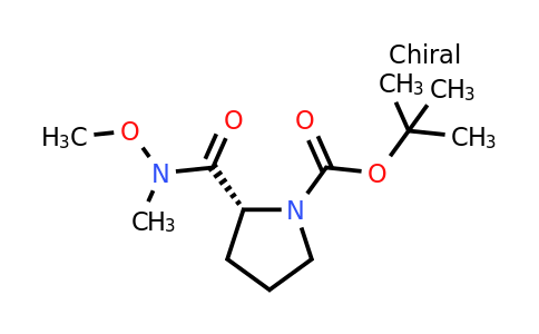 CAS 288086-98-6 | (R)-tert-butyl 2-(N-methoxy-N-methylcarbamoyl)pyrrolidine-1-carboxylate