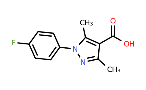 CAS 288251-63-8 | 1-(4-fluorophenyl)-3,5-dimethyl-1H-pyrazole-4-carboxylic acid