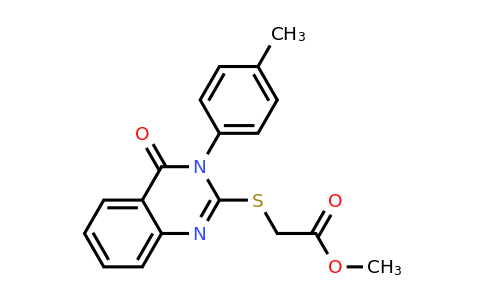 CAS 28831-25-6 | methyl 2-{[3-(4-methylphenyl)-4-oxo-3,4-dihydroquinazolin-2-yl]sulfanyl}acetate