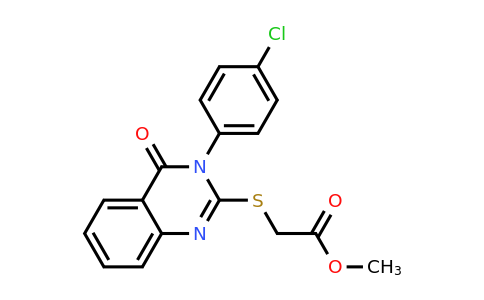 CAS 28831-26-7 | methyl 2-{[3-(4-chlorophenyl)-4-oxo-3,4-dihydroquinazolin-2-yl]sulfanyl}acetate
