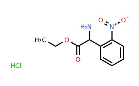 Amino-(2-nitro-phenyl)-acetic acid ethyl ester hydrochloride