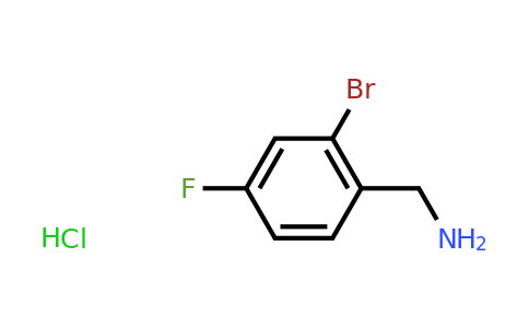 CAS 289038-14-8 | (2-bromo-4-fluorophenyl)methanamine hydrochloride