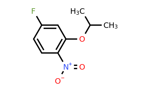 CAS 28987-46-4 | 4-fluoro-1-nitro-2-(propan-2-yloxy)benzene