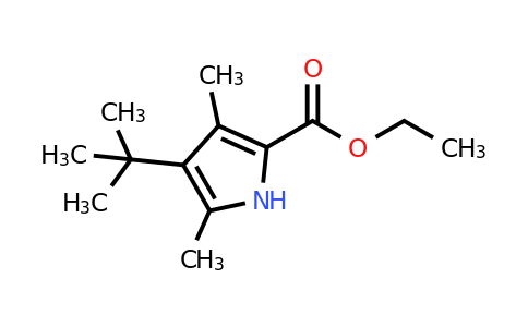 CAS 28991-95-9 | Ethyl 4-(tert-butyl)-3,5-dimethyl-1H-pyrrole-2-carboxylate