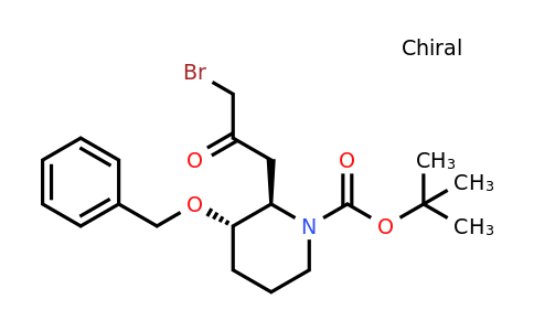 CAS 290315-11-6 | tert-butyl (2R,3S)-3-(benzyloxy)-2-(3-bromo-2-oxopropyl)piperidine-1-carboxylate
