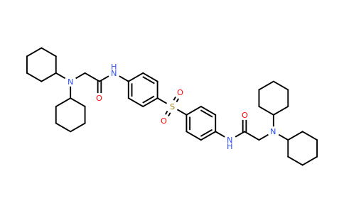CAS 2907-88-2 | 2-(dicyclohexylamino)-N-(4-{4-[2-(dicyclohexylamino)acetamido]benzenesulfonyl}phenyl)acetamide