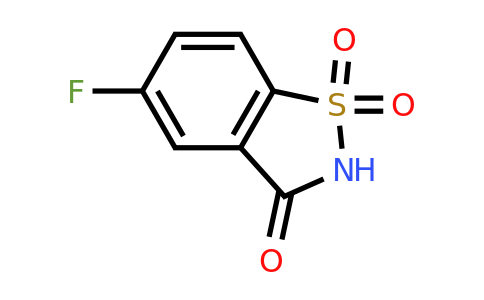 CAS 29083-18-9 | 5-fluoro-2,3-dihydro-1lambda6,2-benzothiazole-1,1,3-trione
