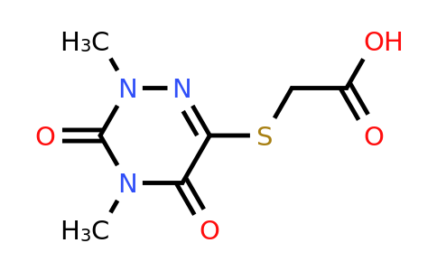 CAS 291780-57-9 | 2-[(2,4-dimethyl-3,5-dioxo-2,3,4,5-tetrahydro-1,2,4-triazin-6-yl)sulfanyl]acetic acid