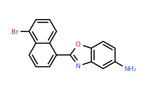 CAS 292058-50-5 | 2-(5-Bromonaphthalen-1-yl)benzo[d]oxazol-5-amine