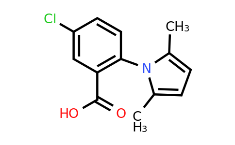 CAS 292058-57-2 | 5-Chloro-2-(2,5-dimethyl-1H-pyrrol-1-yl)benzoic acid