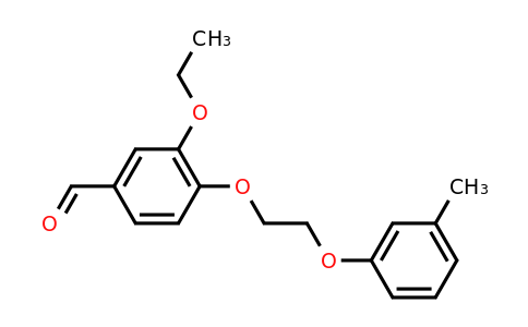 CAS 292173-04-7 | 3-ethoxy-4-[2-(3-methylphenoxy)ethoxy]benzaldehyde