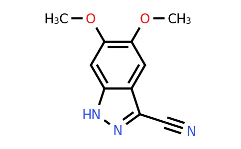 CAS 29281-09-2 | 5,6-Dimethoxy-1H-indazole-3-carbonitrile