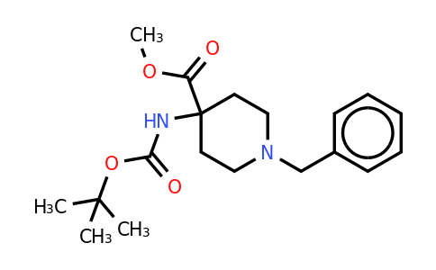 CAS 294180-37-3 | 1-Benzyl-4-N-BOC-amino-isonipecotic acid methyl ester