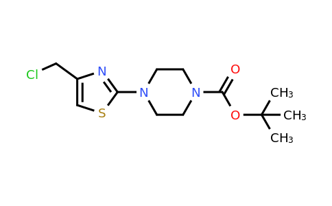 CAS 294622-51-8 | Tert-butyl 4-[4-(chloromethyl)-1,3-thiazol-2-YL]piperazine-1-carboxylate