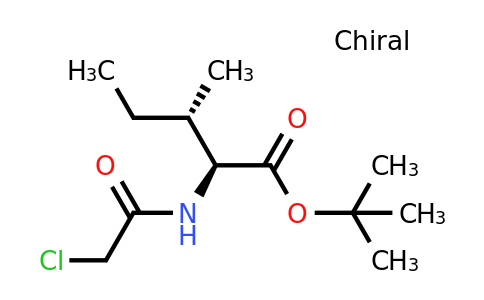 CAS 294646-46-1 | tert-butyl (2S,3S)-2-(2-chloroacetamido)-3-methylpentanoate