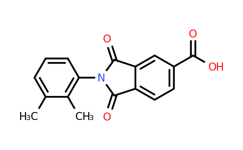CAS 294667-08-6 | 2-(2,3-Dimethylphenyl)-1,3-dioxoisoindoline-5-carboxylic acid
