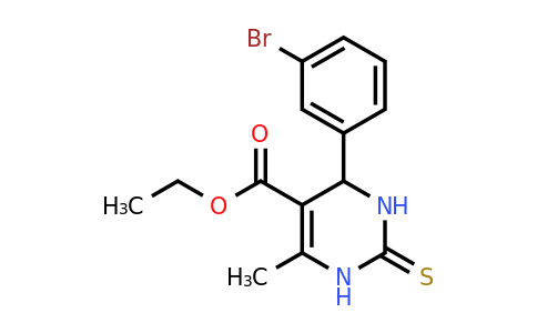 CAS 294854-53-8 | Ethyl 4-(3-bromophenyl)-6-methyl-2-thioxo-1,2,3,4-tetrahydropyrimidine-5-carboxylate