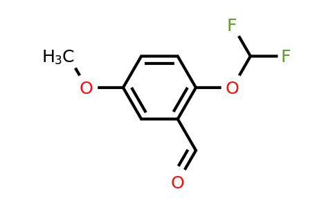 CAS 294860-70-1 | 2-(Difluoromethoxy)-5-methoxybenzaldehyde