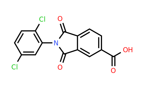 CAS 294861-48-6 | 2-(2,5-Dichlorophenyl)-1,3-dioxoisoindoline-5-carboxylic acid